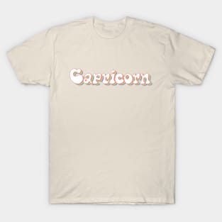 Retro Rainbow Capricorn T-Shirt